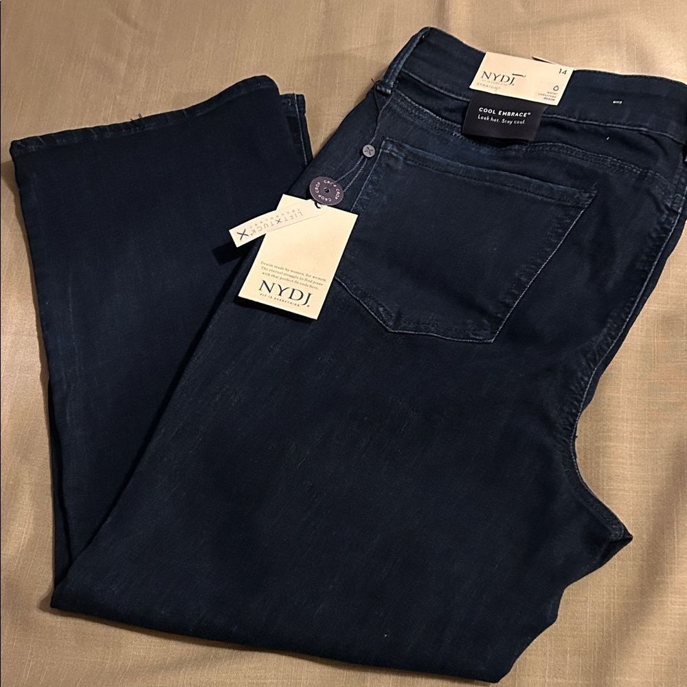 NWT NYDJ Midnight Blue Denim Pants